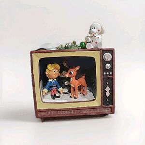 Rudolph and Hermey on TV by Bradford Exchange Fully Operational